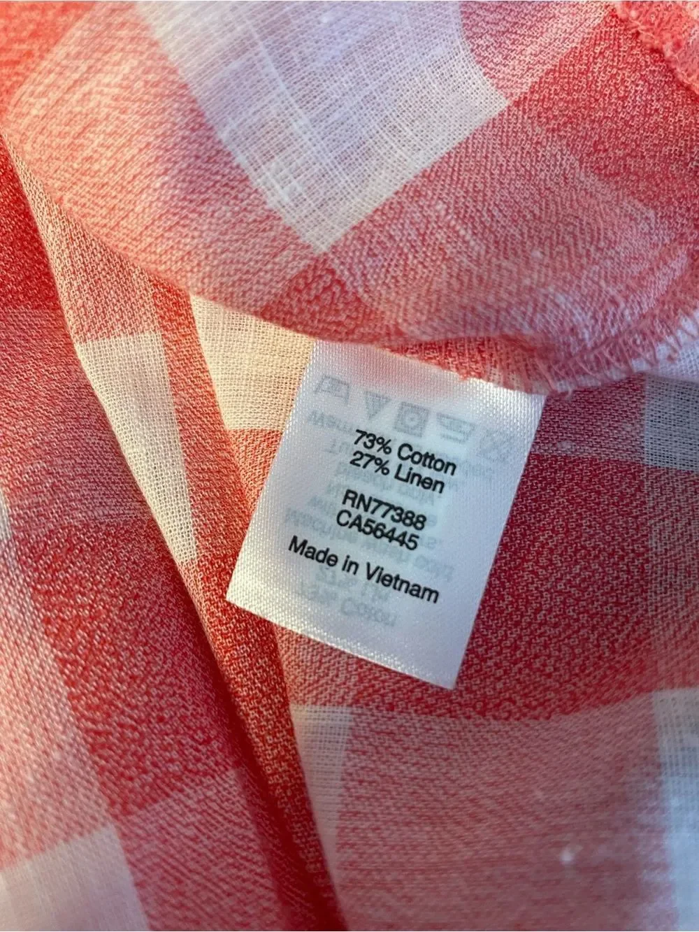J. Crew Gingham Tie Bow Tank Top Sleeveless 6